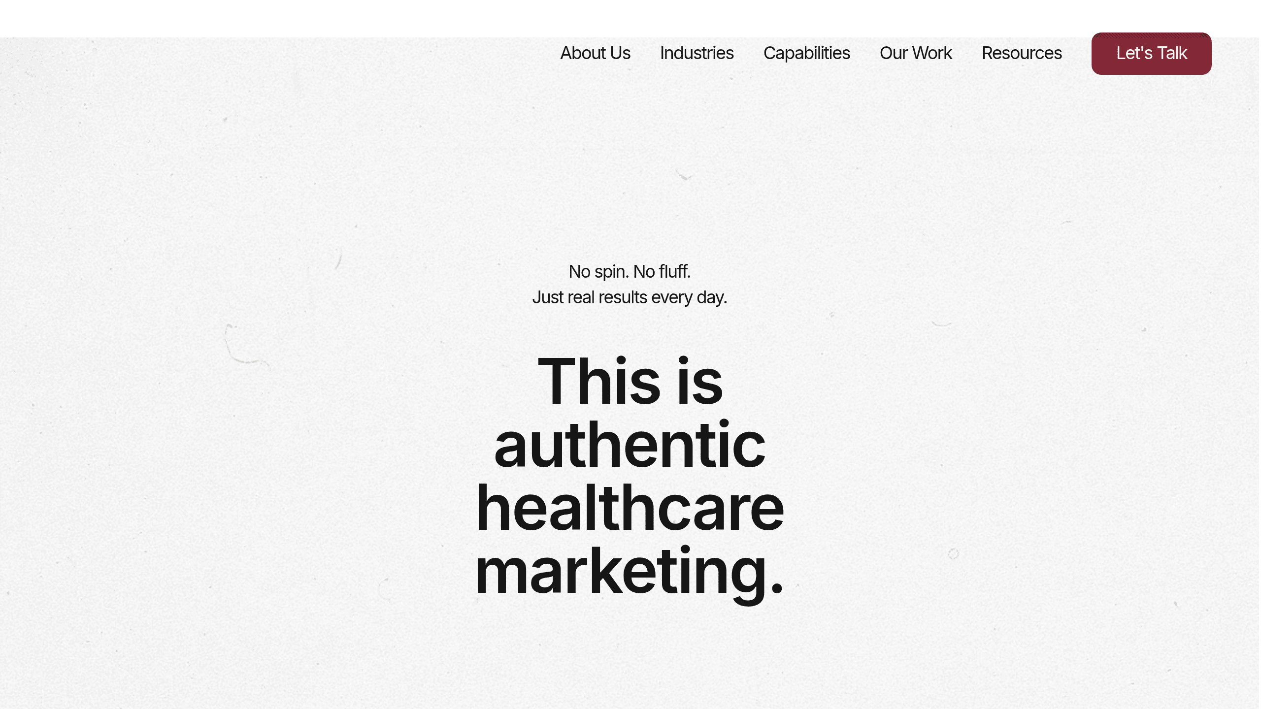 Homepage screenshot of Unlock Health. Based in Brentwood, TN. Unlock Health has worked with major treatment networks including Promises Behavioral Health and runs enterprise-level creative as part of its broader BH and hospital practice.